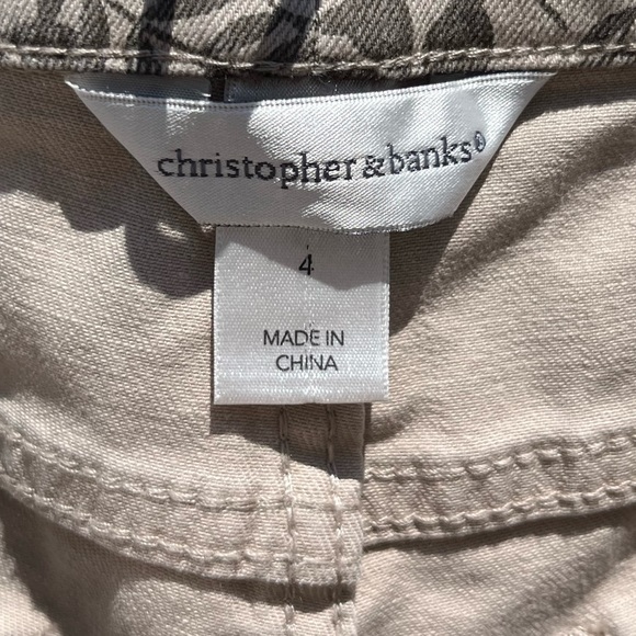 Christopher & Banks cropped pants size 4 - Picture 7 of 16